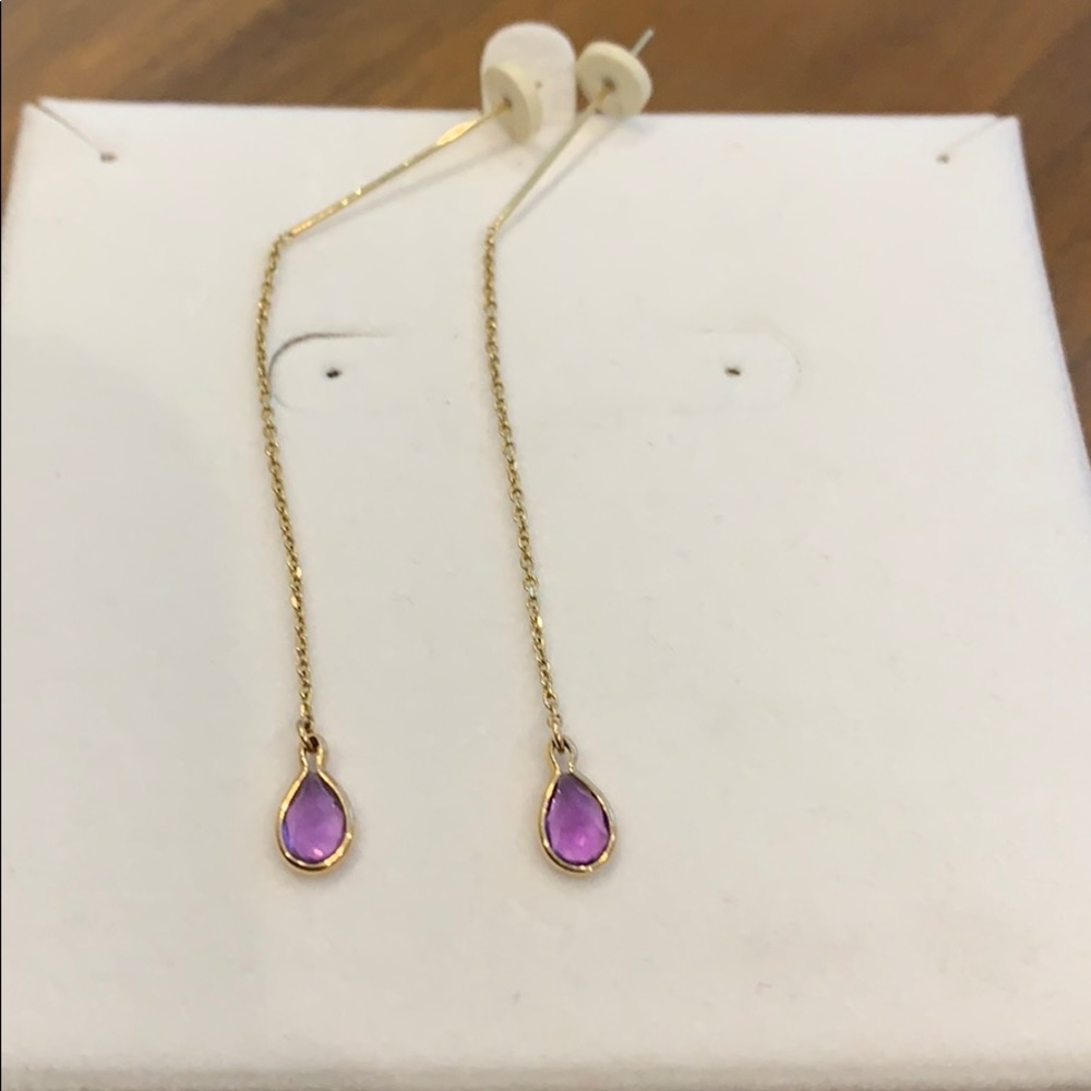 Amethyst Drop Earrings